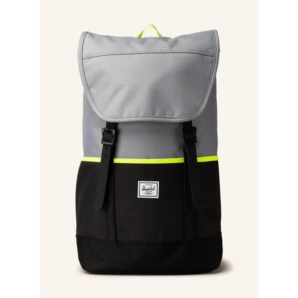 HERSCHEL Retreat Backpack Pro NEW Travel Carry On 22L Gray Black
